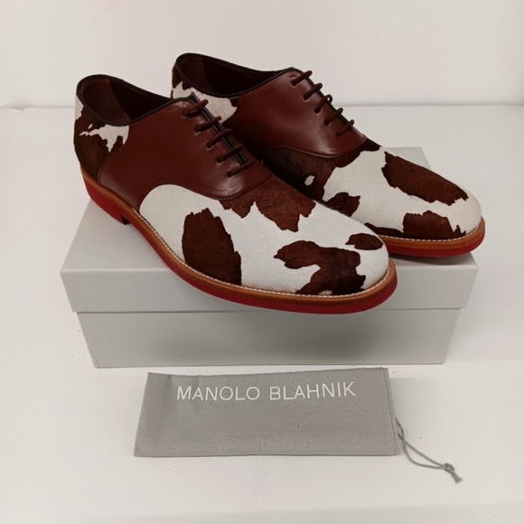 Manolo Blahnik | Shoes | Manolo Blahnik Mens Mantrix Calf Hair Oxford ...